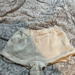 Urban Outfitters Cream High Waist Shorts